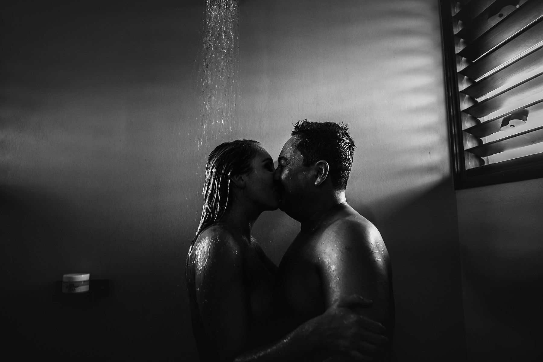 Touch underwater portrait 3